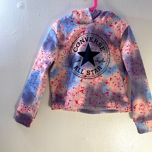 Converse Other - Crop converse sweater multi colored sized medium for kids